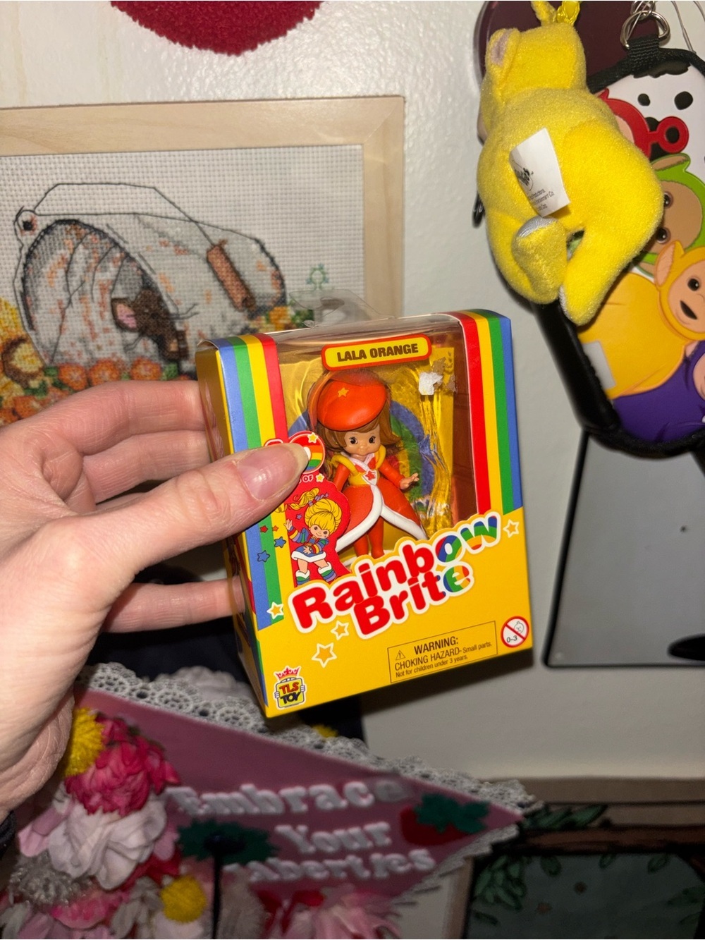 Rainbow Brite Lala Orange CheeBee Figure Series 2 TLS Toy NIB - Picture 2 of 5